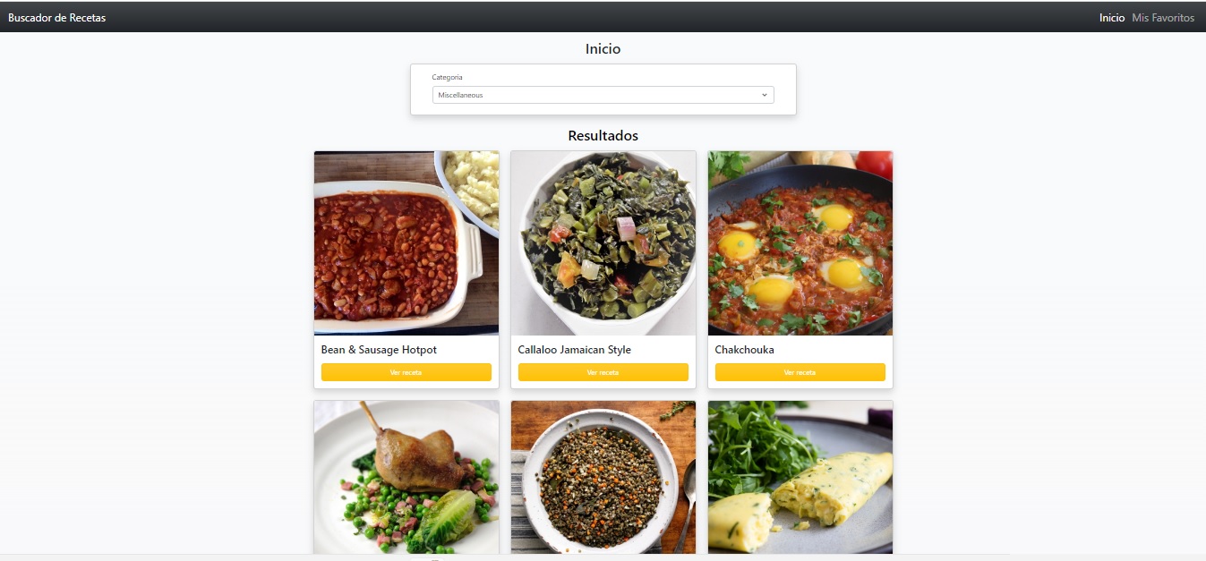imagen de proyecto recetas app